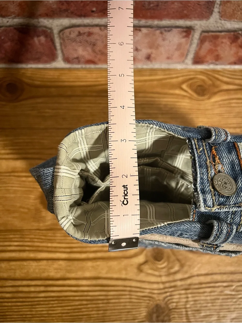 Denim Crossbody Bag - Upcycle Jean Shoulder Bag